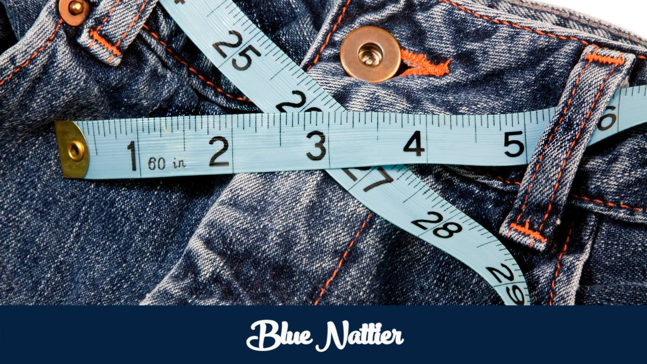 Cómo medir la cintura para saber la talla de pantalón vaquero que necesitas  - Blue Nattier